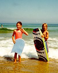 Kids at the beach